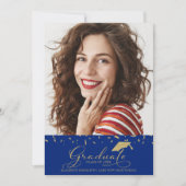 High School Afstuderen Aankondiging Foto (Voorkant)