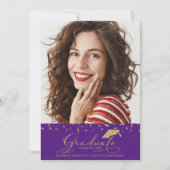 High School Afstuderen Aankondiging Foto (Voorkant)