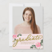 High School Afstuderen Aankondiging Fotokaart (Voorkant)