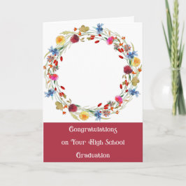 High School Afstuderen Afstudeerder toevoegen Foto Kaart