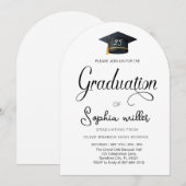 High School Afstuderen, Afstudeerfeest Kaart (Voorkant / Achterkant)