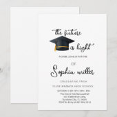 High School Afstuderen, Afstudeerfeest Kaart (Voorkant / Achterkant)