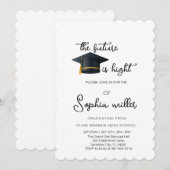 High School Afstuderen, Afstudeerfeest Kaart (Voorkant / Achterkant)