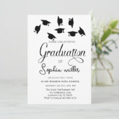 High School Afstuderen, Afstudeerfeest Kaart (Staand voorkant)