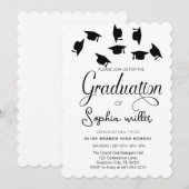 High School Afstuderen, Afstudeerfeest Kaart (Voorkant / Achterkant)