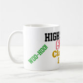 High School Afstuderen Class Jaar Woo-Hoo Koffiemok (Links)