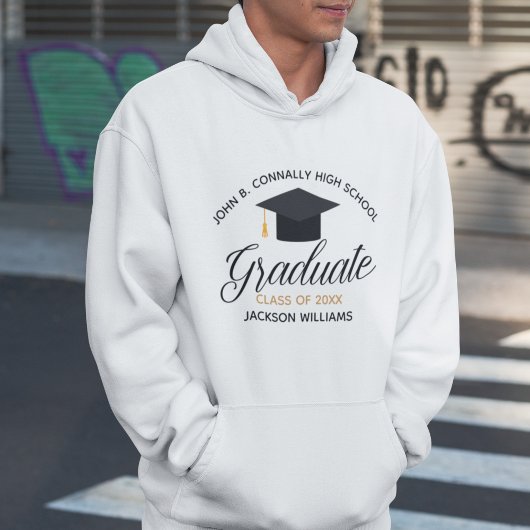 High School Afstuderen Custom Afstuderen Hoodie