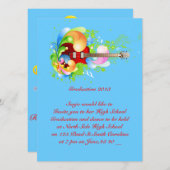 High School Afstuderen Dance-fotokaart Kaart (Voorkant / Achterkant)