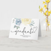 High School Afstuderen Gift Idea College Afstudeer Kaart (Gele Bloem)