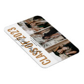 High School Afstuderen Gold Foto Magneet (Rechterzijde)