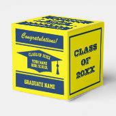 High School afstuderen klas van 2025 senior party Bedankdoosjes (Achterkant)