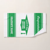 High School Afstuderen Klasse van 20XX tassel pet Handdoek (Handdoek)