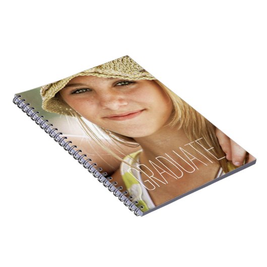 High School Afstuderen Modern Foto 2014 Afstuderen Notitieboek (Rechterzijde)