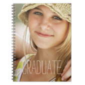 High School Afstuderen Modern Foto 2014 Afstuderen Notitieboek (Voorkant)