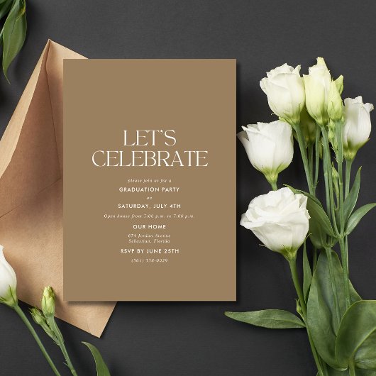 High School Arch Foto Afstudeerfeest Uitnodigen Aankondiging