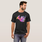 High School Band geeft Frans Horn Shirt water (Voorkant volledig)