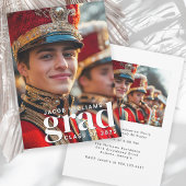 High School Band Modern 2 Foto Afstuderen Party Kaart