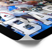 High School Basketball Senior Night Photo Collage Poster (Hoek)