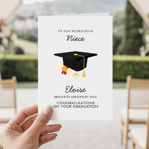 High School College nicht afstudeerfeest geschenke Kaart
