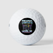 High School Complete Gamer Gaming Afstuderen Golfballen (Voorkant)