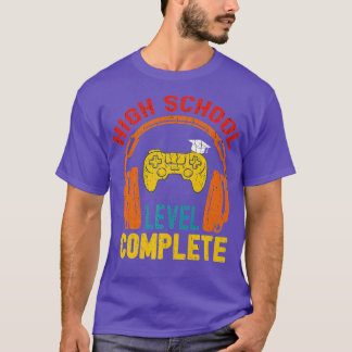 High School Complete Video Game Senior Afstuderen T-shirt