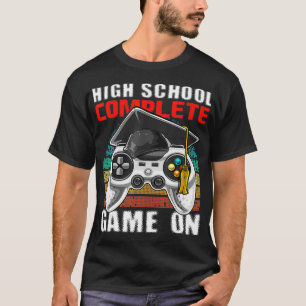 High School Complete Video Game Senior Afstuderen T-shirt