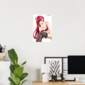 High School DxD Rias Gremory Poster (Thuiskantoor)
