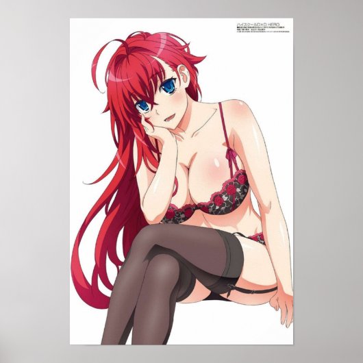 High School DxD Rias Gremory Poster (Voorkant)