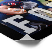 High School Football Senior Night 6 Photo Collage Poster (Hoek)