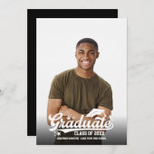 High School Foto Afstuderen Aankondiging (Voorkant / Achterkant)