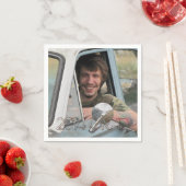 High School foto afstuderen partij Grunge Brown Servetten (Insitu)