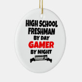 High School Freshman beroemd gemaakt door Day Game Keramisch Ornament (Rechts)