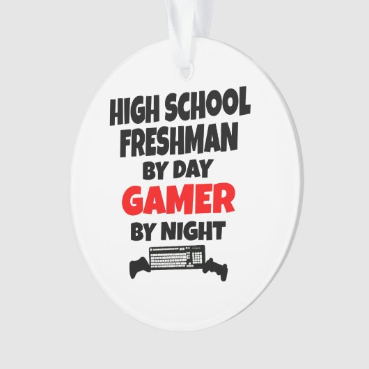 High School Freshman beroemd gemaakt door Day Game Ornament (voorkant)