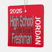 High School Freshman Extraordinaire CUSTOM Keramisch Ornament (Links)