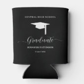 High School Graduate Modern Graduation Party Blikjeskoeler (Achterkant)