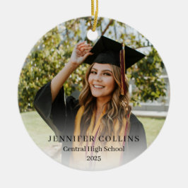 High School Graduate Photo Graduation Keramisch Ornament