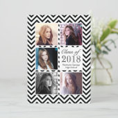 High School Graduation Party Dinner Fotosjabloon Kaart (Staand voorkant)