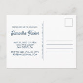 High School Graduation Party Invitation Briefkaart (Achterkant)