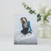 High School Graduation Party Invitation Briefkaart (Staand voorkant)