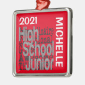 High School Junior Extraordinaire CUSTOM Metalen Ornament (Links)