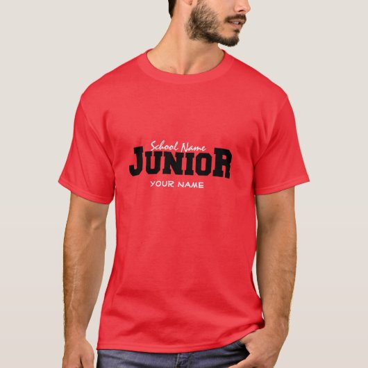 High School JUNIOR - T-shirt, klasse 20xx T-shirt (Voorkant)