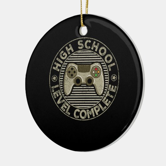 High School Level Complete Graduation Keramisch Ornament (Links)