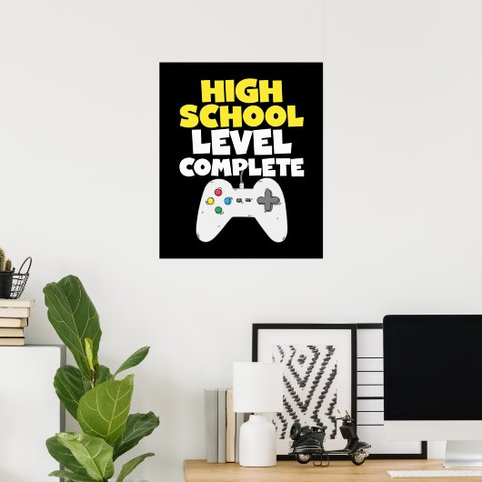 High School Level Complete Graduation Poster (Thuiskantoor)