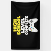 High School Level Complete Graduation Spandoek (Verticaal)