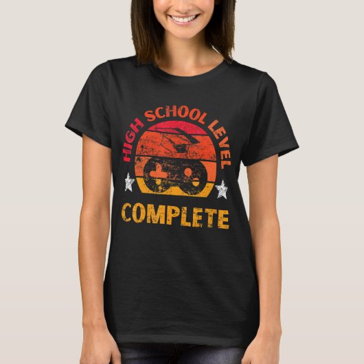 High School Level Complete Graduation T-shirt (Voorkant)