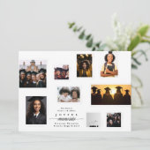 High School MEMORY COLLAGE MULTI Foto Afstuderen Aankondiging (Staand voorkant)