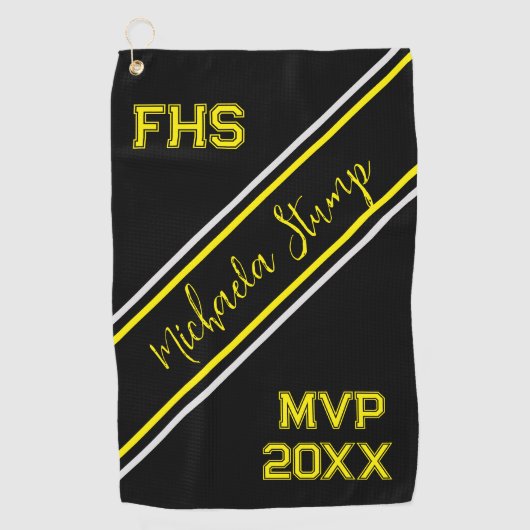 High School MVP Golf Handdoek (Voorkant)