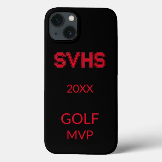 High School MVP iPhone Case (Achterkant)