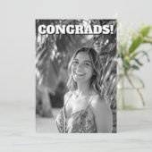 High School or College Graduation Party  Kaart (Staand voorkant)