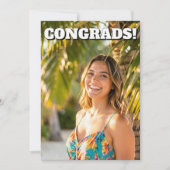 High School or College Graduation Party Kaart (Voorkant)